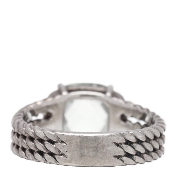 💯David Yurman Wheaton 10x8mm Prasiolite size 6 - Picture 15 of 16